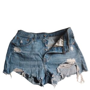 Levi's 501 women's cutoff jean shorts size 27